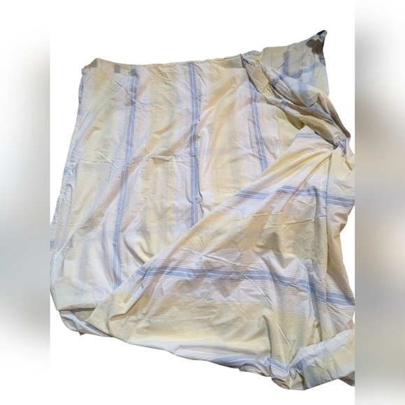 Eddie Bauer | Bedding | Eddie Bauer Flannel Duvet Cover King  90s Eddie Bauer Duvet Cover King Plaid Yellow Blue White Cottagecore Preppy